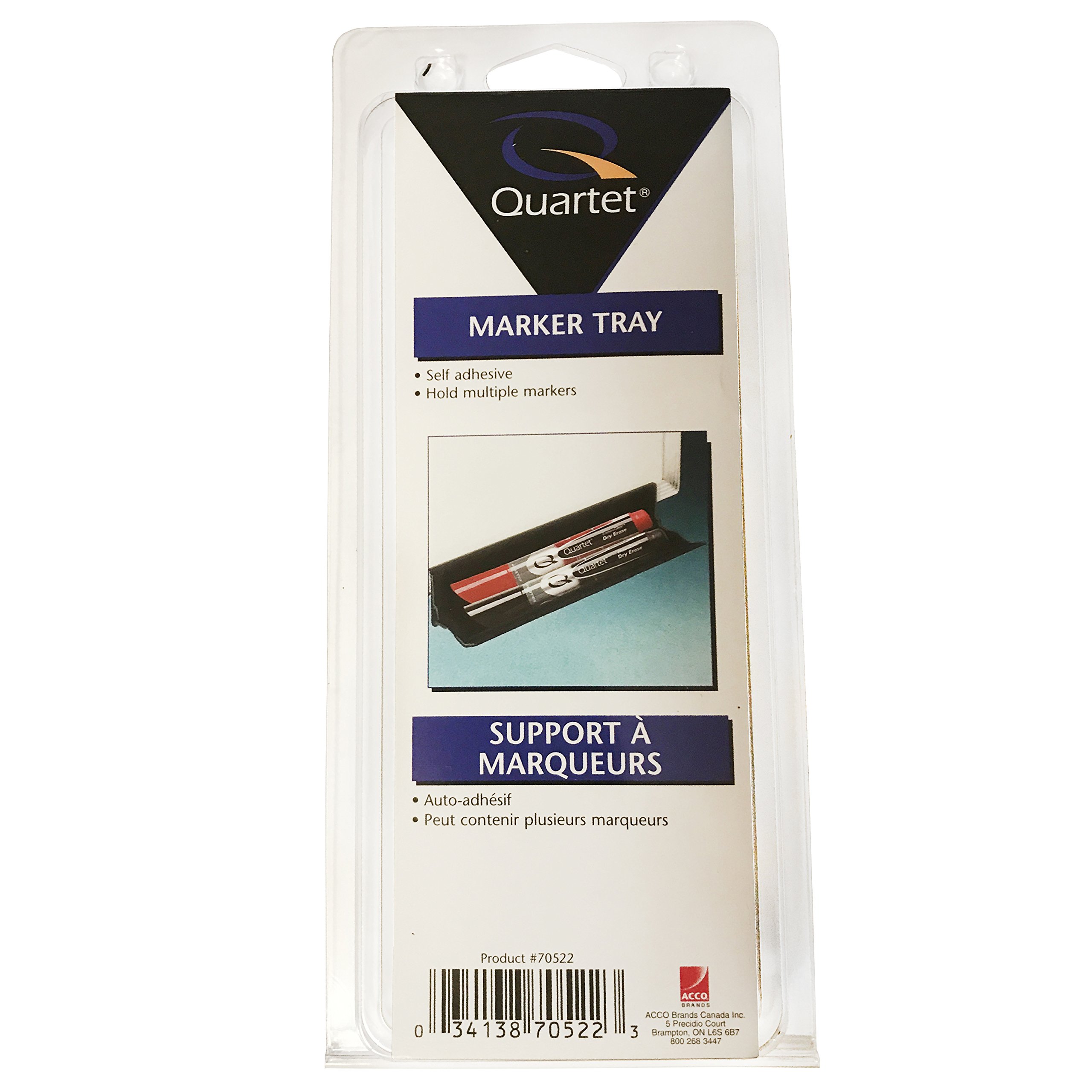 Quartet Whiteboard Marker Tray - Organize Markers for Office & Classroom