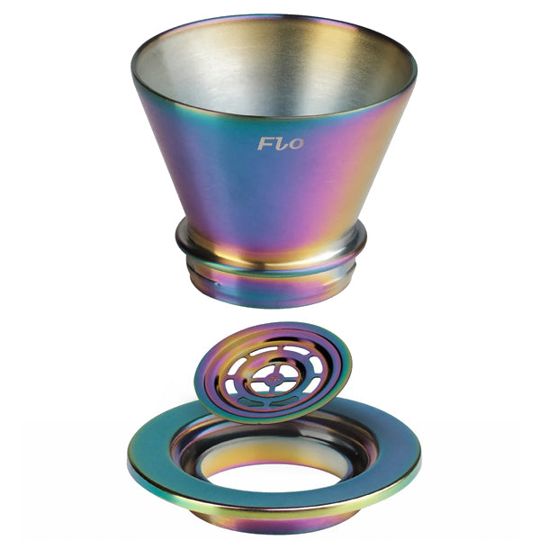 Varia x Kurasu Kyoto FLO Dripper - Premium Japanese Coffee Pour Over Dripper for Specialty Brewing | Perfect for Home Baristas, Coffee Enthusiasts & Gift Giving