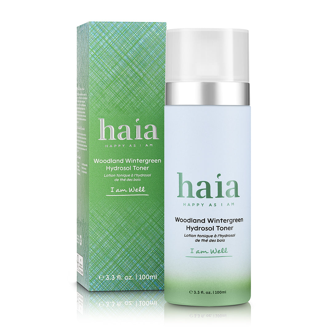 Haia I Am Well Woodland Wintergreen Hydrosol Toner - Organic Facial Toner for Hydration & Soothing Skin - Perfect for Daily Skincare Routine & Sensitive Skin Care