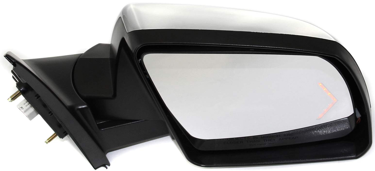 Garage-Pro Heated Power Glass Side Mirror with In-Glass Signal Light Compatible with 2007-2013 Toyota Tundra & 2008-2013 Sequoia (Passenger Side) - Perfect for Winter Driving and Enhanced Safety