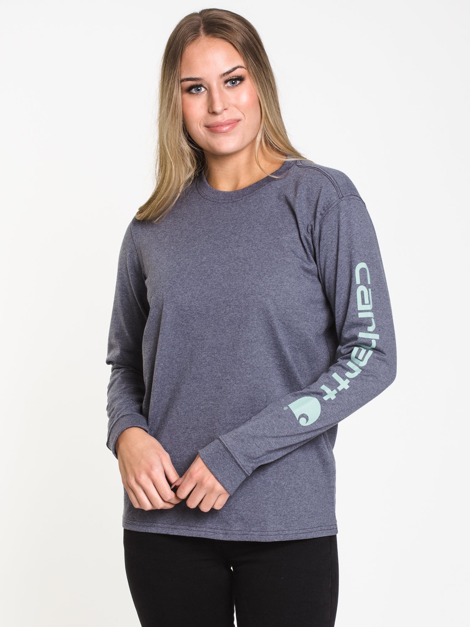Carhartt Men's Long Sleeve T-Shirt with Logo - Comfortable Workwear & Casual Wear for Everyday Use