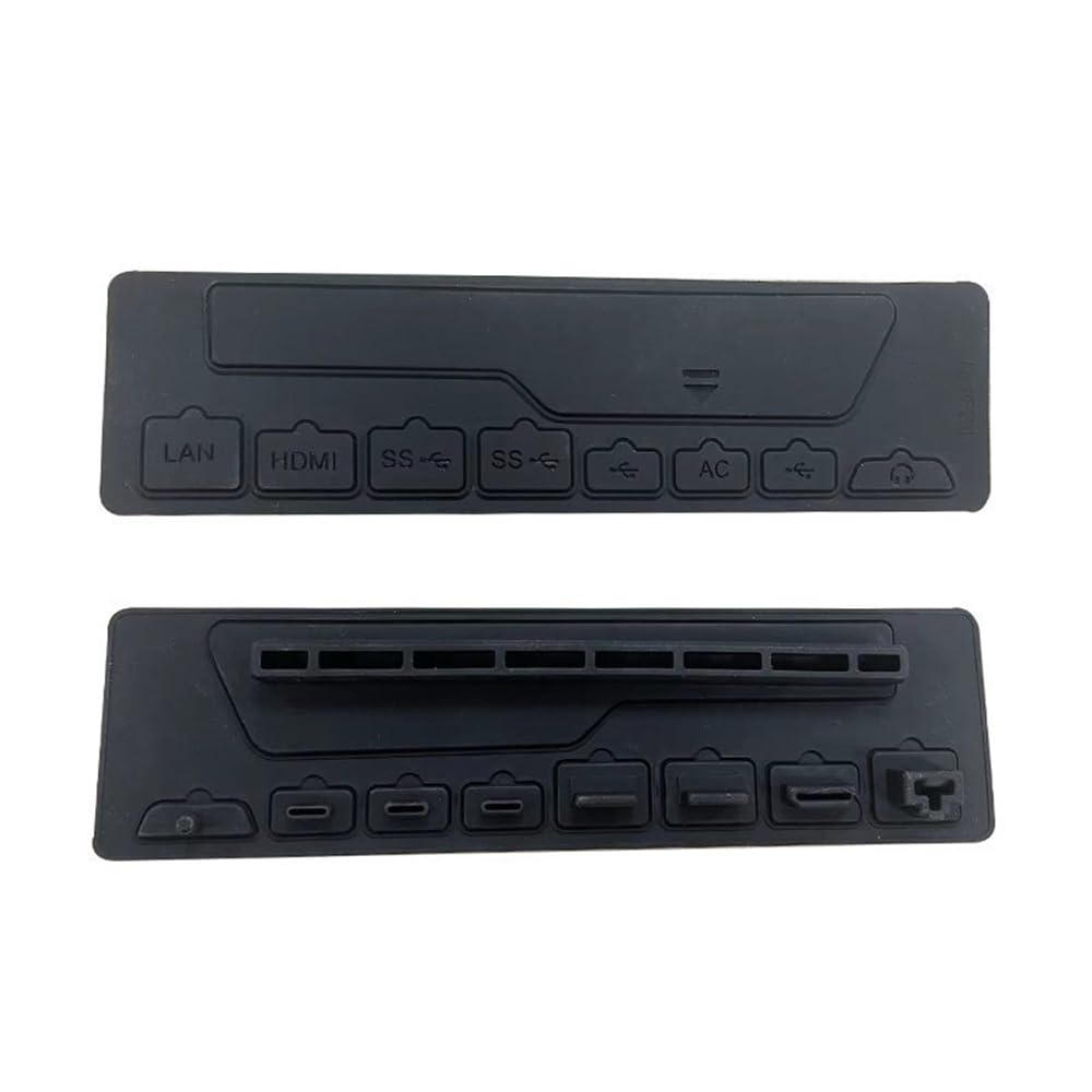 9Pcs Silicone Dust Plug Protector for PS5 Slim Console - Anti-Dust Cover Accessories for Game Console Ports - Perfect for Gaming Setup & Home Entertainment Protection