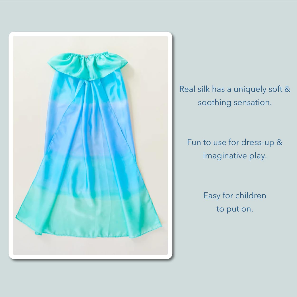 Sarah's Silks Play Cape - Waldorf & Montessori Inspired Dress-Up Costume for Kids | Perfect for Imaginative Play, Storytelling & Theater Performances