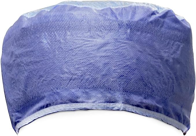 X-Ray Radiation Disposable Cap - 0.125mm Lead Equivalency Protection - One Size Fits All - Lead-Free & Comfortable - Ideal for Dental Clinics, Hospitals & Radiology Labs