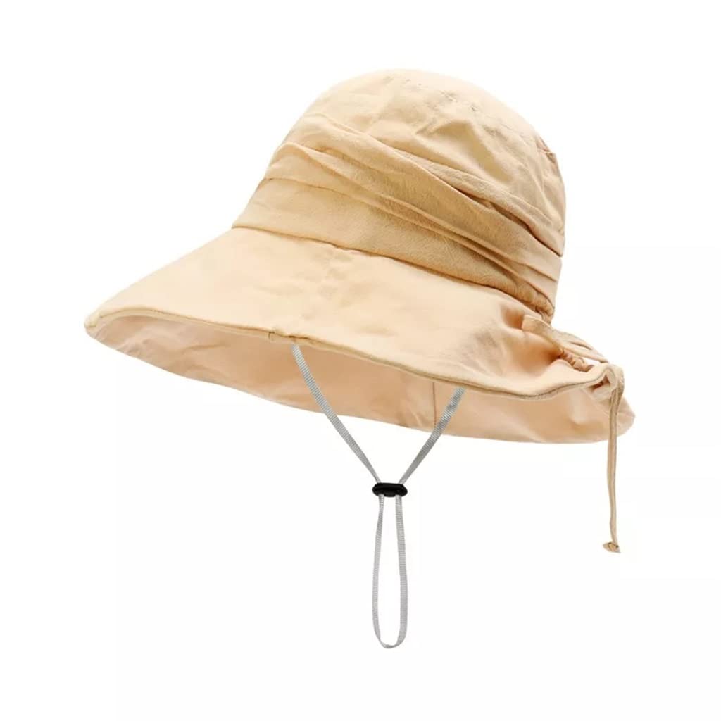 Women's Wide Brim Sun Hat UV Protection Foldable Summer Beach Hat for Outdoor Travel, Gardening, and Fishing (Color: B, Size: 56-58cm) - Perfect for Beach Vacations, Picnics, and Sunny Day Outings