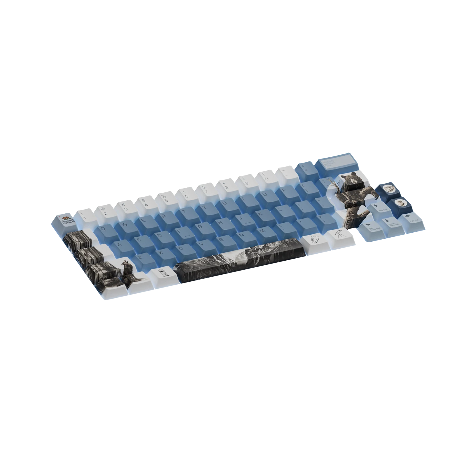 Limited Edition Yosemite Keycaps - Custom Mechanical Keyboard Keycaps for Gaming & Typing - Perfect for PC, Mac, and Office Use