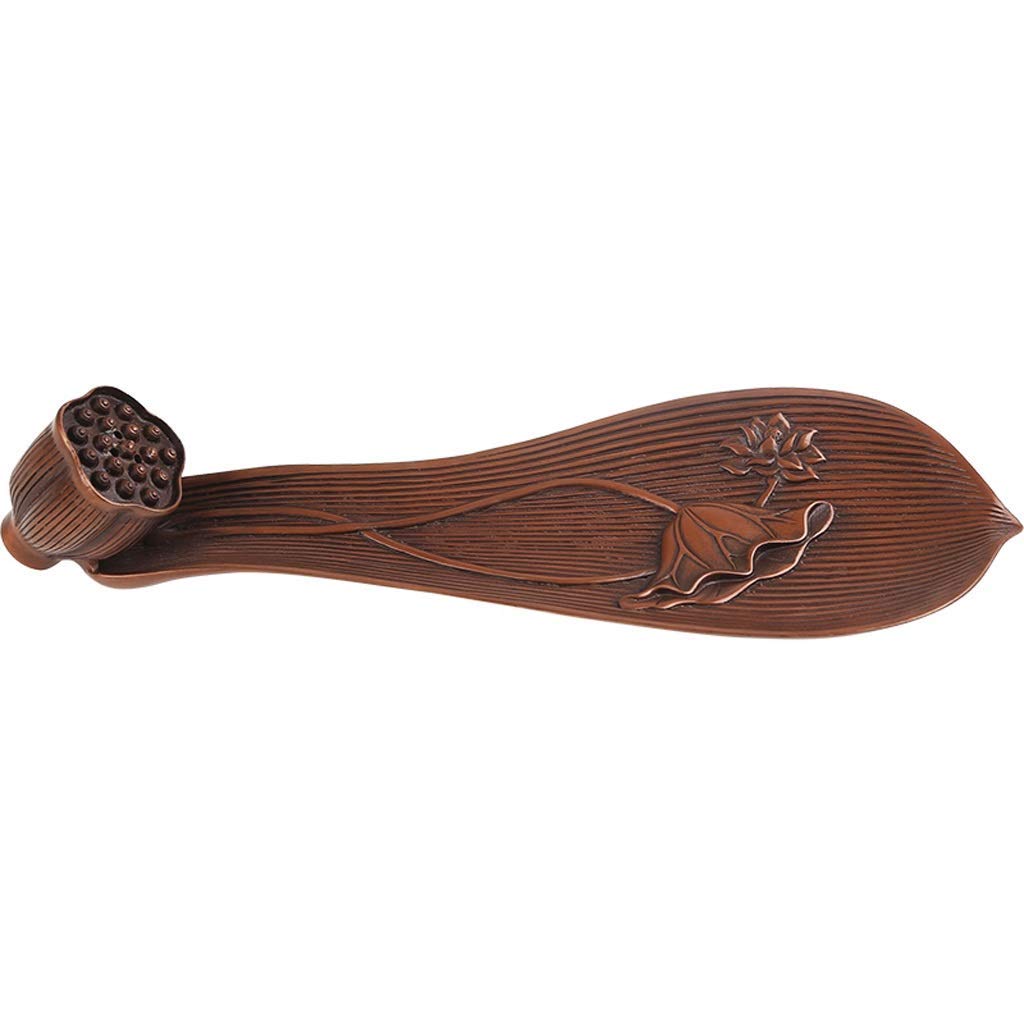 Premium Copper Lotus Incense Burner - Aromatherapy Plug for Home, Meditation & Buddha Room | Relaxing Scent Dispenser for Yoga, Spa & Zen Decor