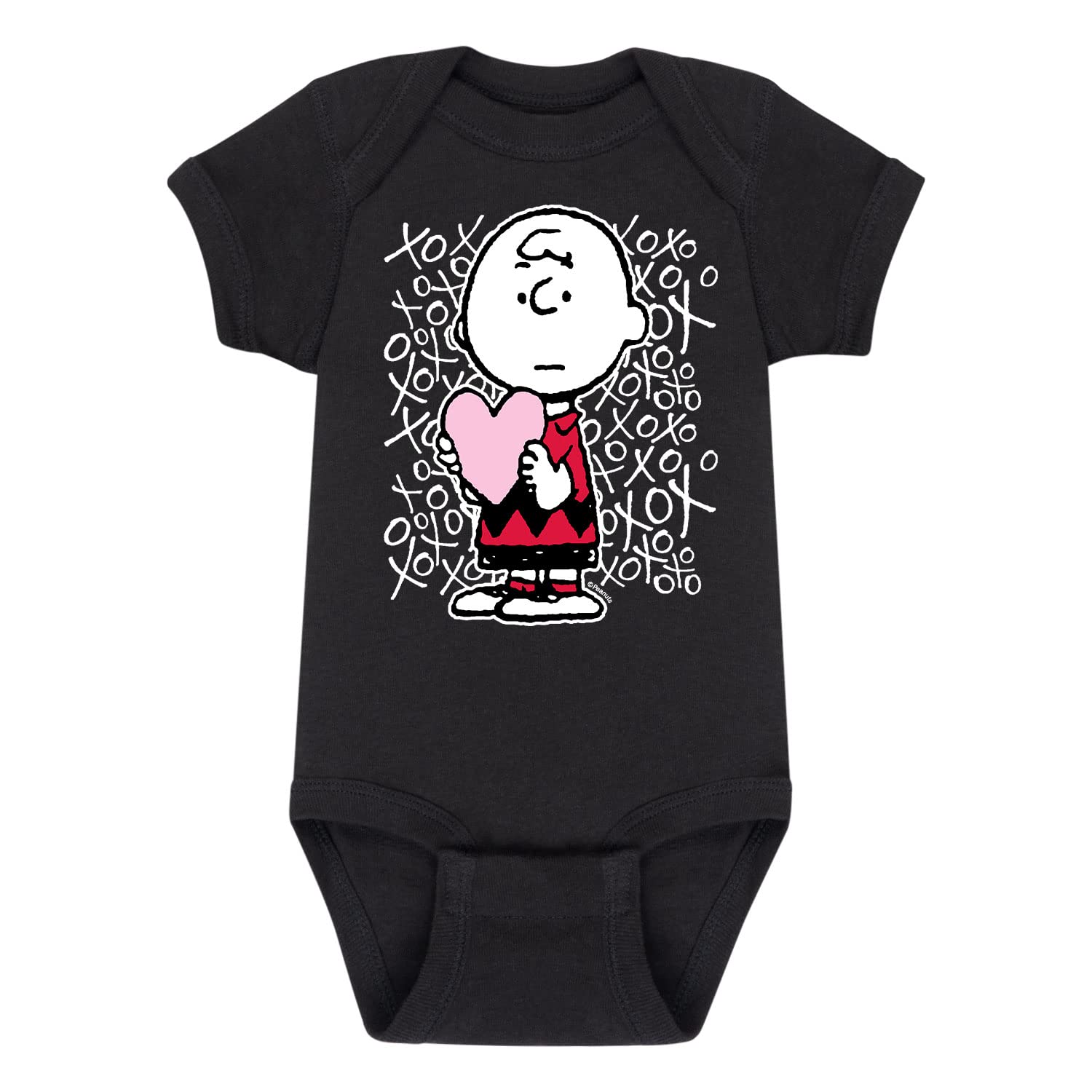 HYBRID APPAREL Peanuts Valentine's Day Baby Bodysuit - 'Be My Valentine' Cute Infant Onesie - 18 Months - Perfect for Valentine's Gifts & Photo Shoots