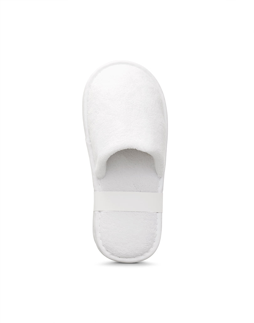EAU D'EDEN 12/60 Pairs Disposable Velvet Hotel Spa Slippers - US Size 10 - Soft Comfort for Guests, Luxury Hotels, Spas, Salons & Home Use