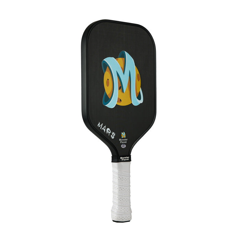 Monster Planet Mars 16mm Carbon Fiber Pickleball Paddle - Professional Tournament Grade Paddle for Outdoor & Indoor Play - Perfect for Competitive Matches and Recreational Games