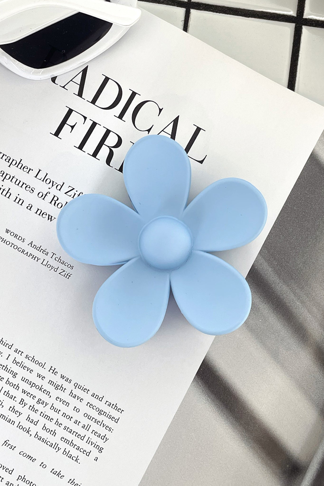 Heidi Claw Hair Clip - Blue Hair Accessory for Women & Girls | Perfect for Ponytails, Buns & Everyday Hairstyles