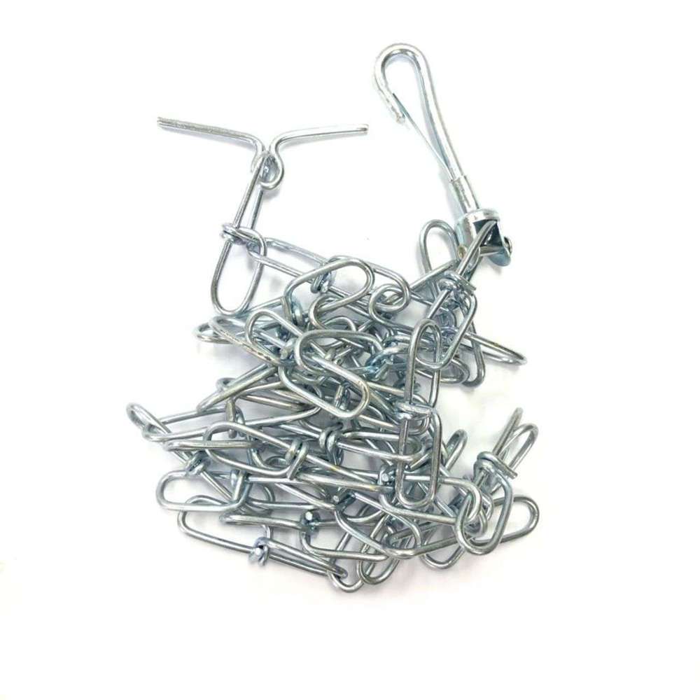 Galvanized Animal Chain 35g x 6ft - Heavy Duty Pet Tie Out, Leash & Fence Solution for Dogs, Livestock & Farm Use