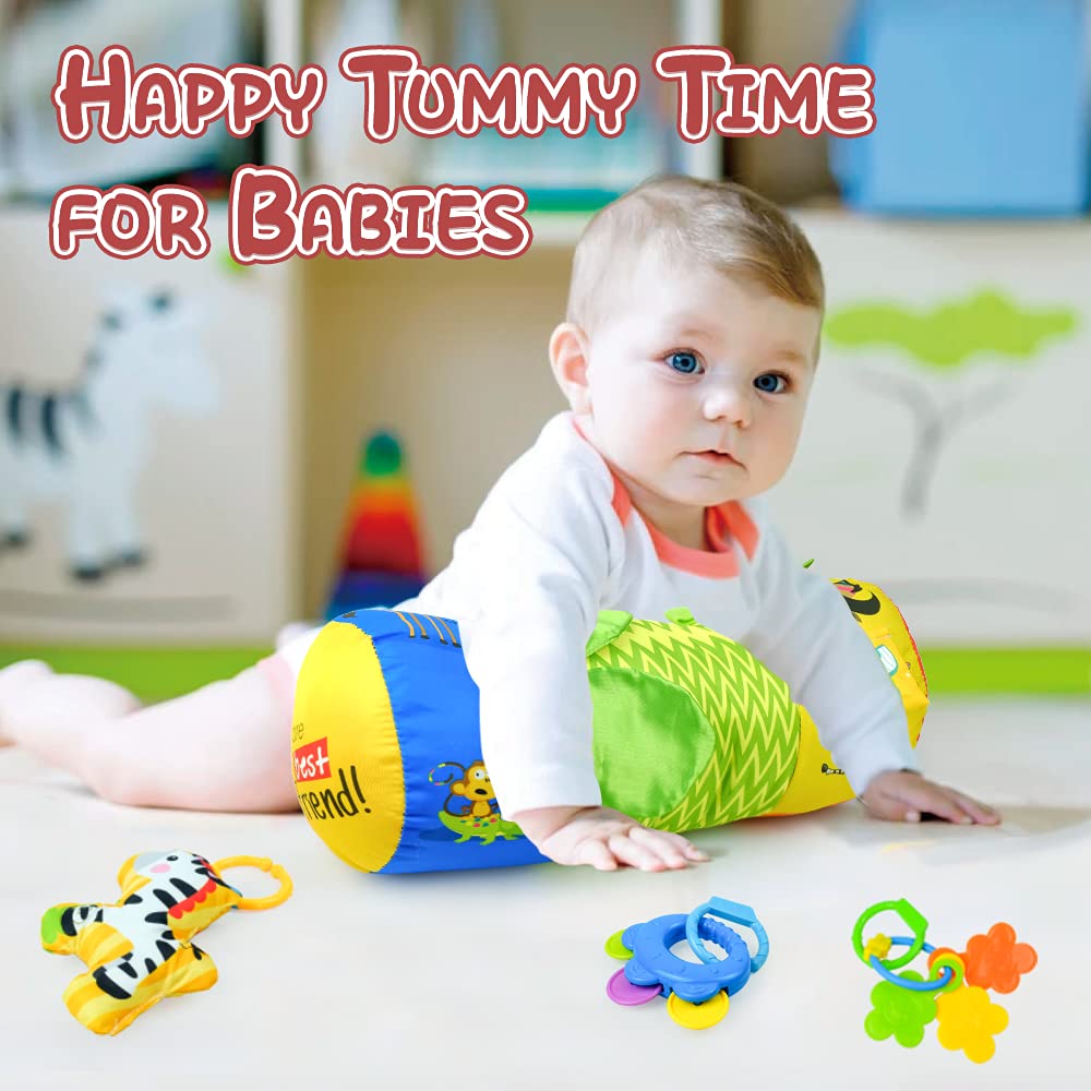 **Best Baby Tummy Time Pillow for Newborns 0-6 Months – Ergonomic Infant Development Toy for 2, 3, 4, 5, 6+ Month Olds – Soft & Safe Support for Crawling & Playtime**    *(Perfect for strengthening neck & back muscles during tummy time, playdates, or interactive learning at home!)*