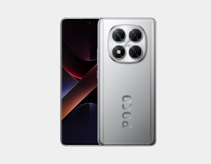 Xiaomi Poco X7 5G Smartphone 256GB ROM 8GB RAM Dual SIM GSM Unlocked - Silver | Fast Performance for Gaming, Streaming & Productivity