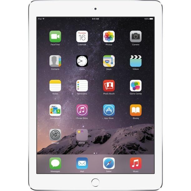 Refurbished Apple iPad Air 2 128GB Silver - Certified Renewed Tablet for Work, School & Entertainment | WiFi Enabled, Lightweight Design