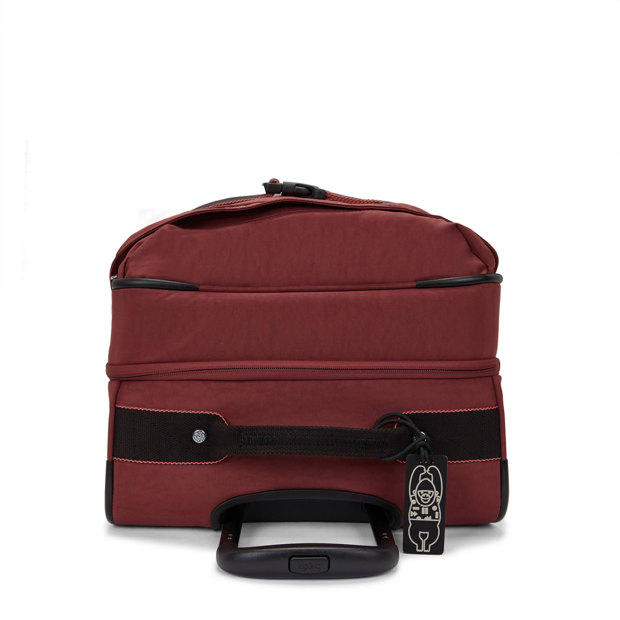 Kipling Women's Spontaneous Medium 4-Wheel Spinner Luggage Suitcase - Lightweight Expandable Carry-On with USB Port, Flaring Rust Color - Perfect for Business Travel & Weekend Getaways