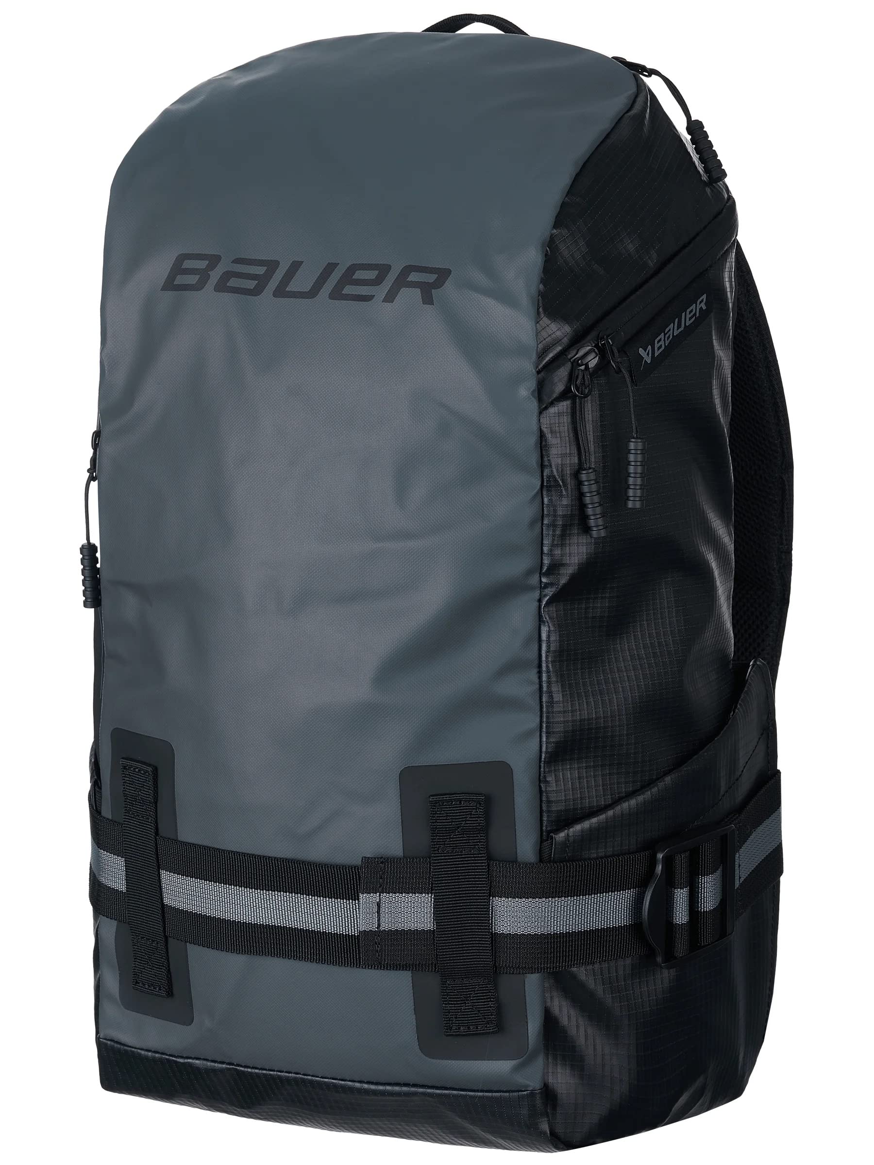 Bauer Hockey Tactical Backpack for Men & Women - Durable Black Sports Bag for Hockey Gear, Travel & Gym - Perfect for Players, Coaches & Fans