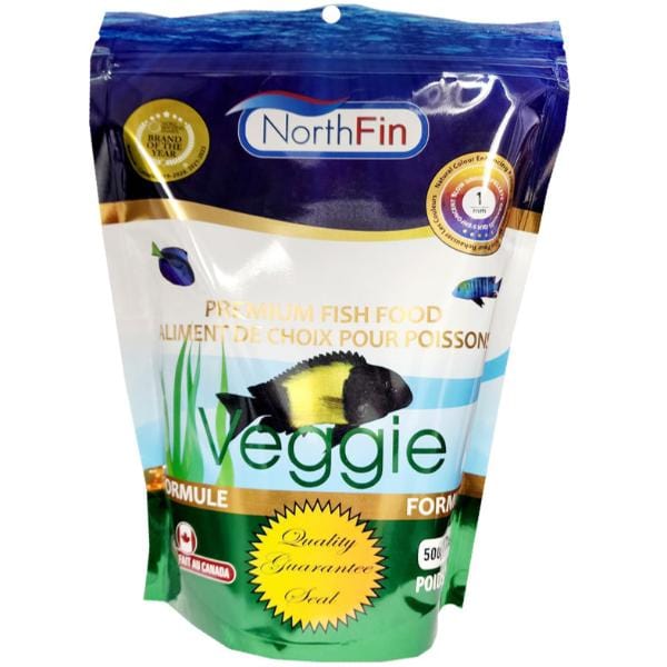 NorthFin Veggie Formula Premium Fish Food - High Protein Plant-Based Flakes for Tropical & Freshwater Fish - Ideal for Community Tanks & Herbivorous Species
