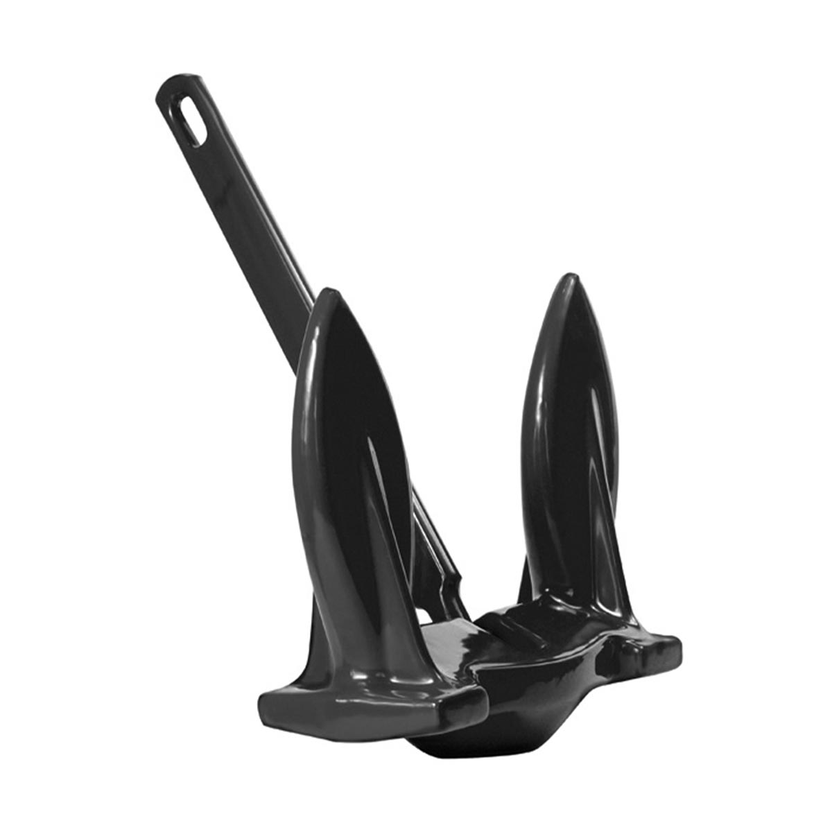 15 lb Heavy Duty Navy Anchor - Marine Grade Galvanized Steel Boat Anchor for Fishing, Sailing, and Docking - Perfect for Small to Medium Boats, Yachts, and Watercraft