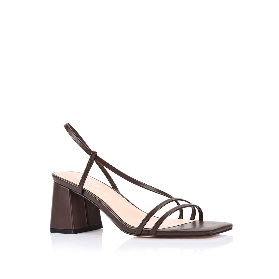 Stormi Block Heel Sandals for Women - Comfortable Chunky Heel Dress Sandals in Chocolate Brown | Perfect for Weddings, Parties & Summer Outfits