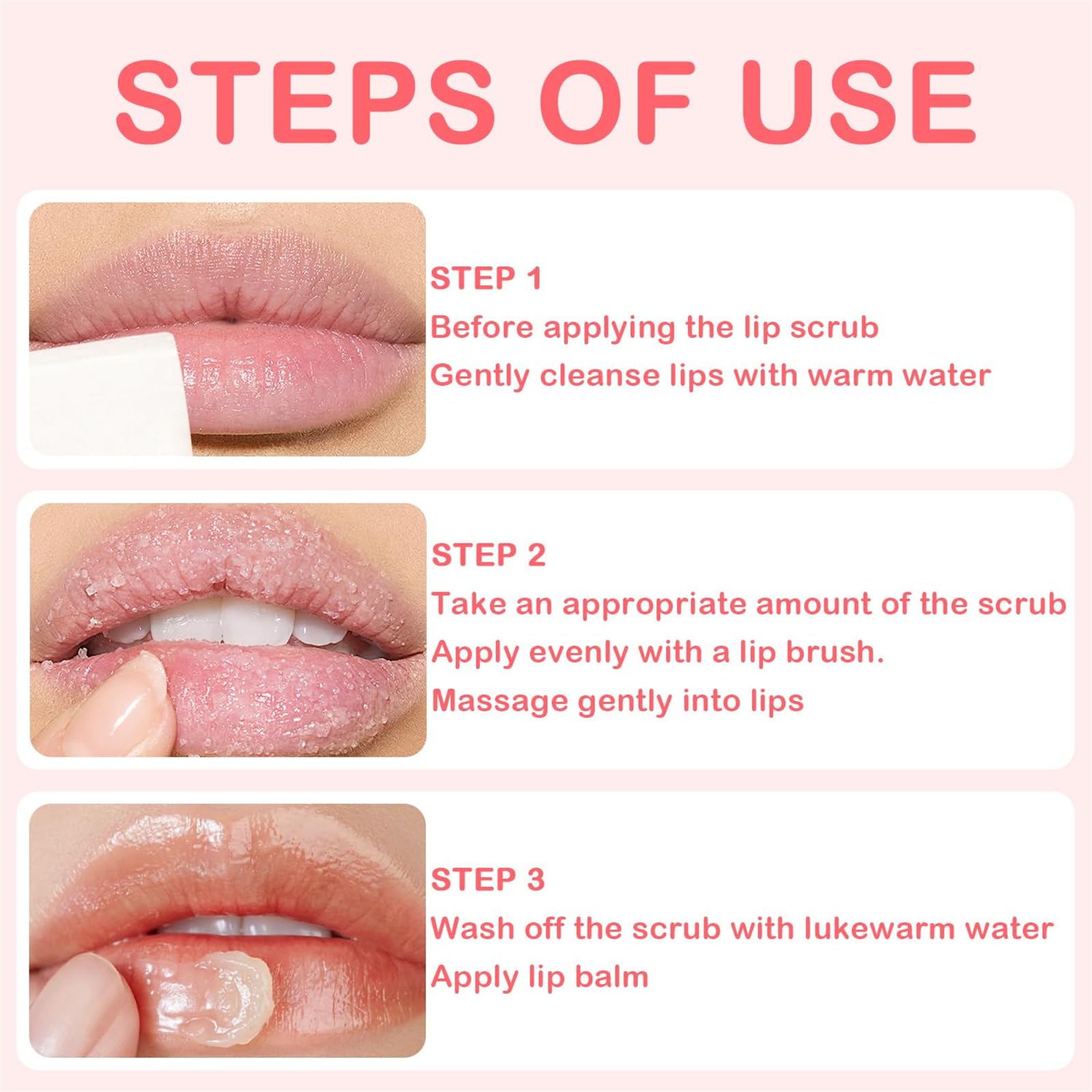 1/3/4 Pcs Honey Bee Lip Care Set - Moisturizing Lip Balm, Overnight Sleeping Mask & Exfoliating Scrub for Dry Cracked Lips - Hydrating Treatment to Repair & Prevent Lip Lines | Perfect for Night Care, Travel & Daily Lip Routine (Style A)