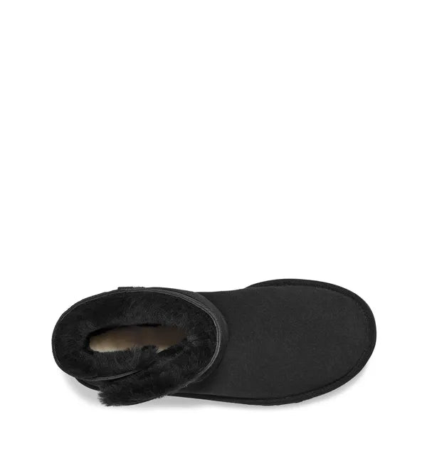Ugg Mini Bailey Graphic Logo Strap Boots - Women's Waterproof Winter Snow Boots with Fleece Lining for Cold Weather & Outdoor Activities
