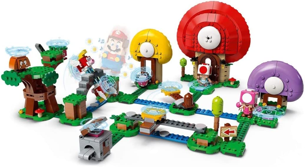 LEGO Super Mario Toad's Treasure Hunt Expansion Set 71368 - Interactive Building Toy for Kids Ages 6+ | Perfect for Creative Play, Birthday Gifts & Mario Fans Collection