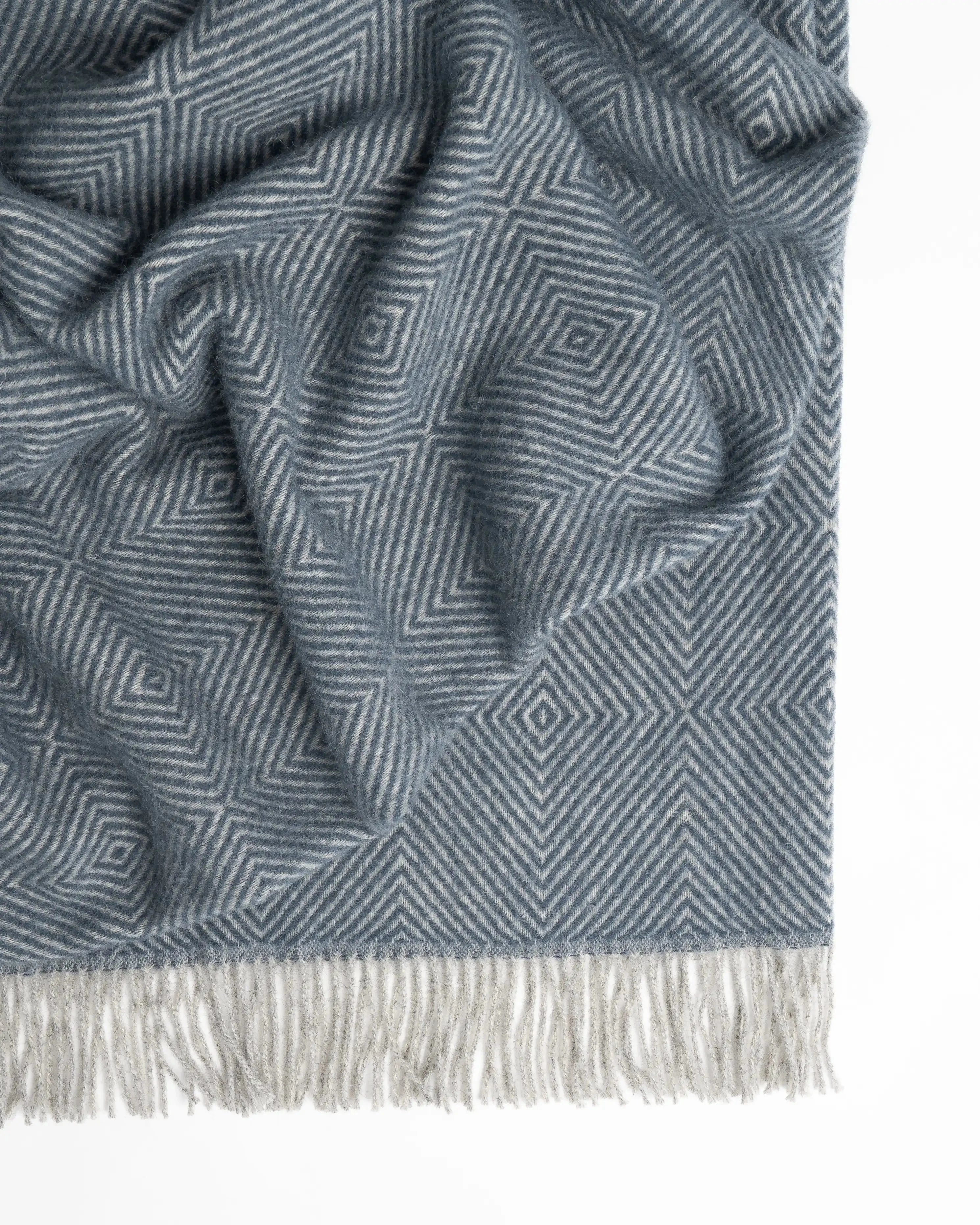 Nordic Marine Throw Blanket - Soft & Cozy Knit Blanket for Couch, Bed, and Sofa - Perfect for Home Decor, Living Room, and Winter Warmth