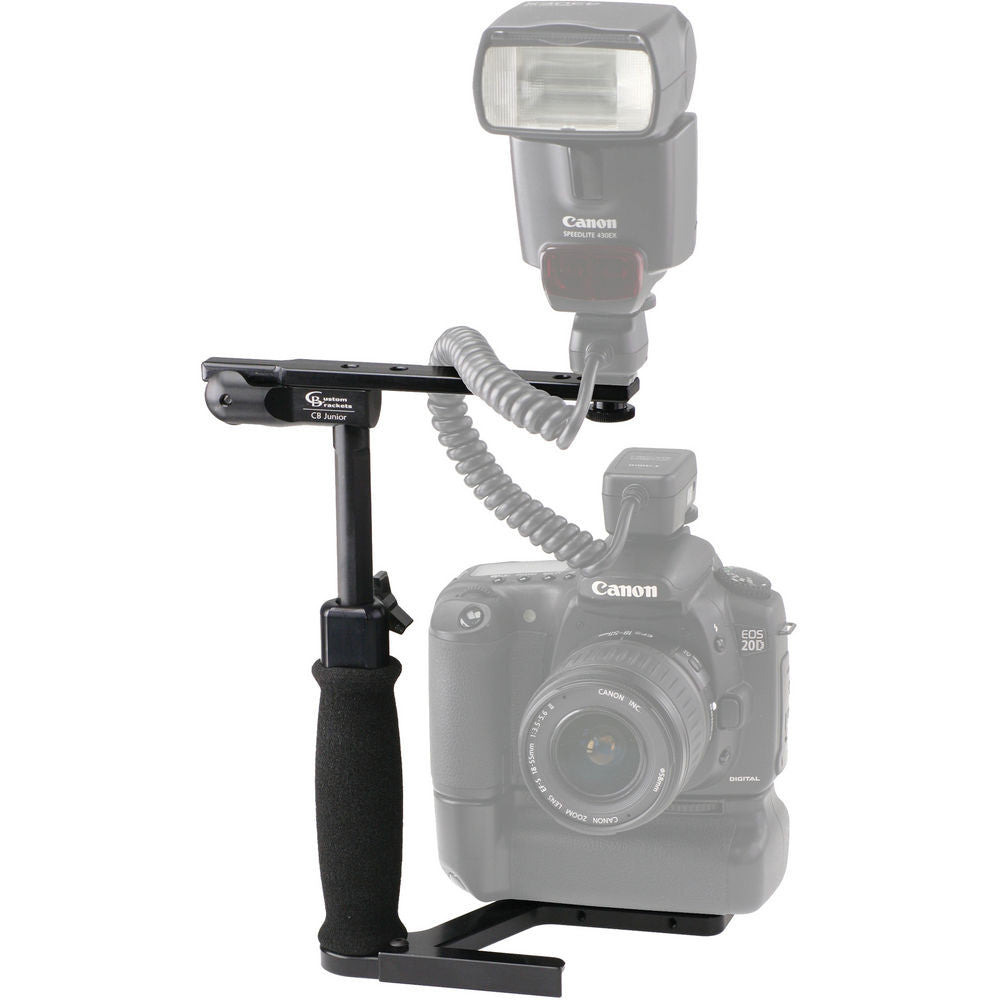 Custom CB Junior Flash Rotating Bracket Kit - Heavy Duty Metal Mounting Bracket for Photography Lighting Equipment | Perfect for Studio, Portrait, and Outdoor Photography Setups