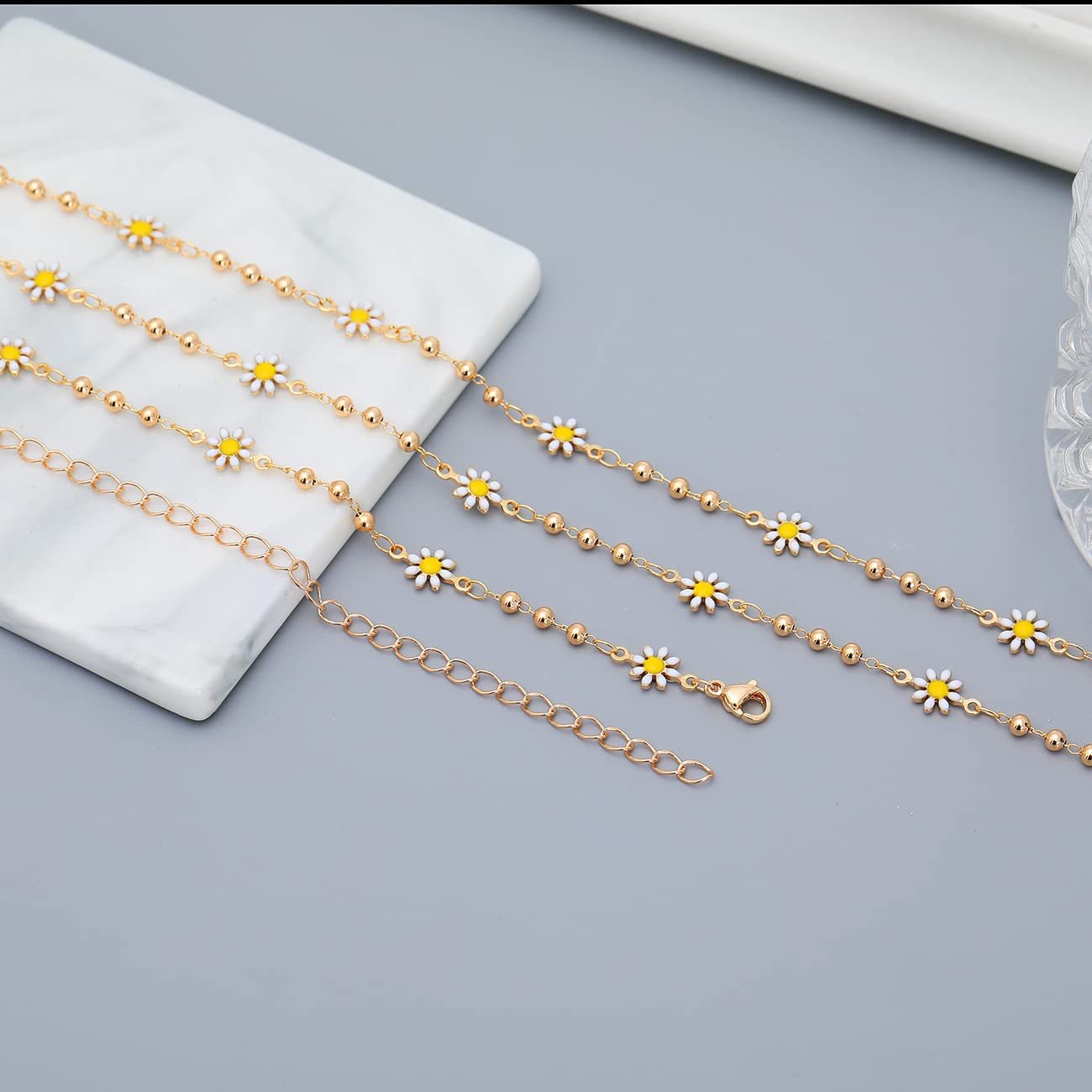 18K Gold Plated Adjustable Pearl Waist Chain for Women - Plus Size Belly Body Jewelry - Perfect for Beach, Bikini, Festival & Date Night Outfits