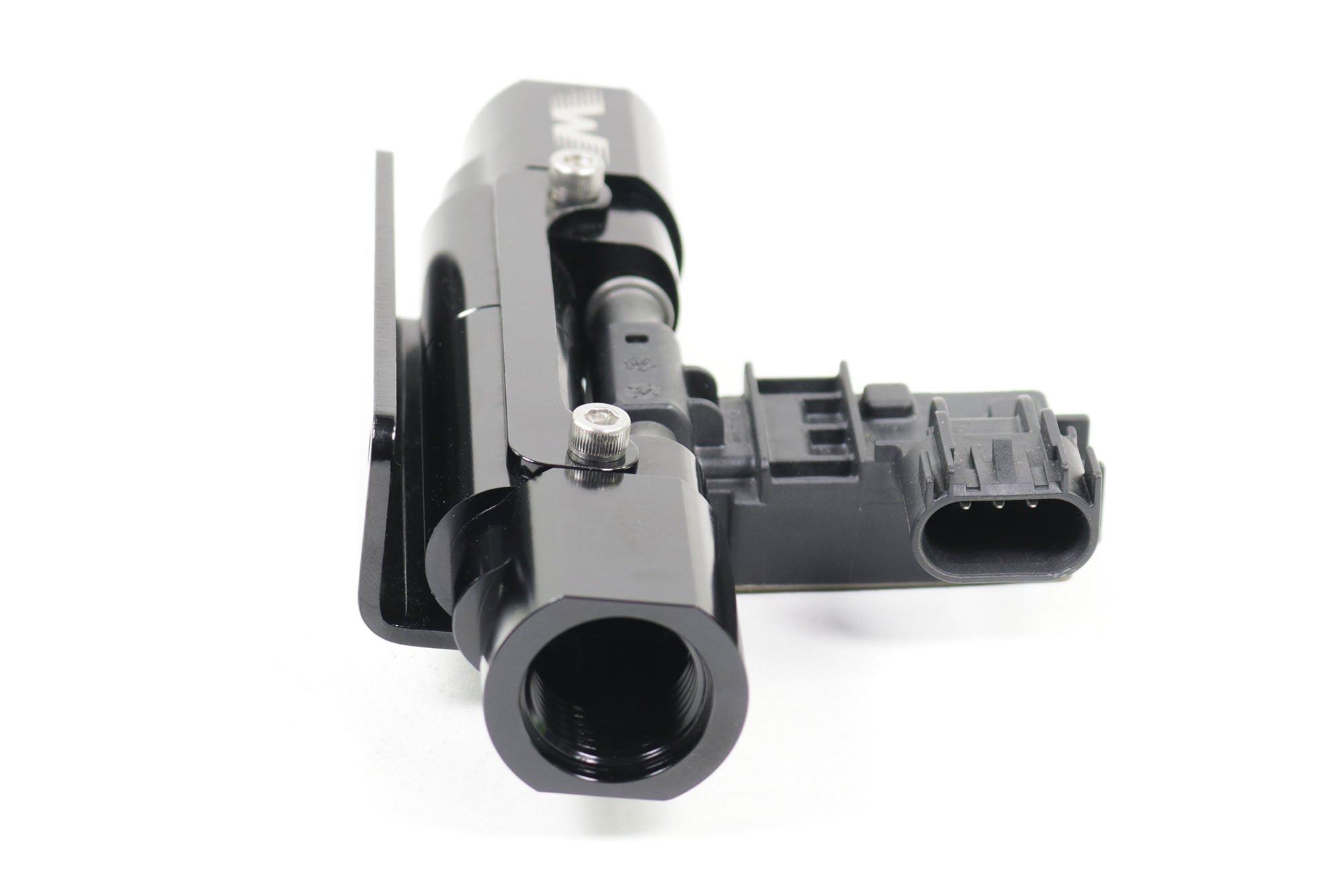 High-Performance Billet E85 Flex Fuel Sensor Mount - Dual Channel In-Line for 6AN, 8AN, 10AN (Sensor Not Included) - Perfect for Turbocharged & High-Performance Vehicles