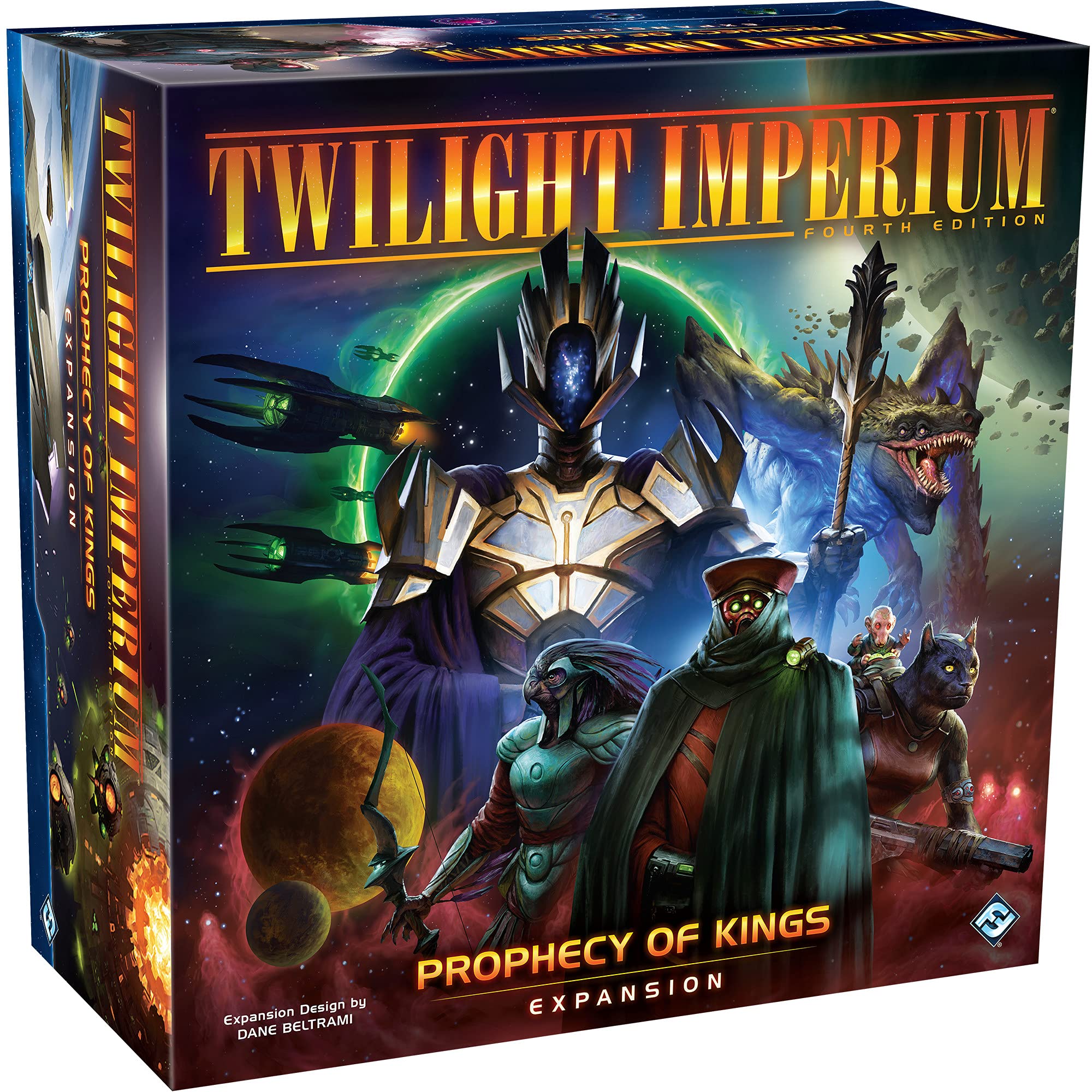 Twilight Imperium 4th Edition Board Game: Prophecy of Kings Expansion - Epic 3-8 Player Strategy Game for Adults & Teens (Ages 14+) | 4-8 Hour Playtime | Perfect for Game Nights, Parties & Sci-Fi Fans | Fantasy Flight Games