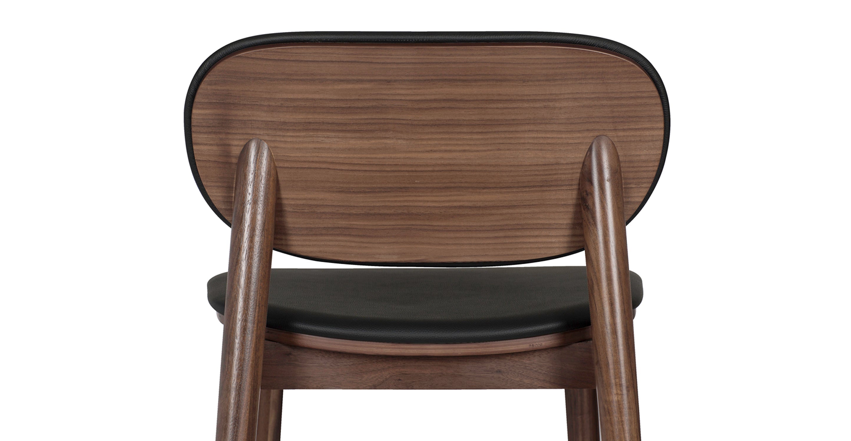 Bonato Leather Counter Stool - Modern Bar Stool with Cushioned Seat, Adjustable Height for Kitchen Island, Breakfast Bar & Home Decor