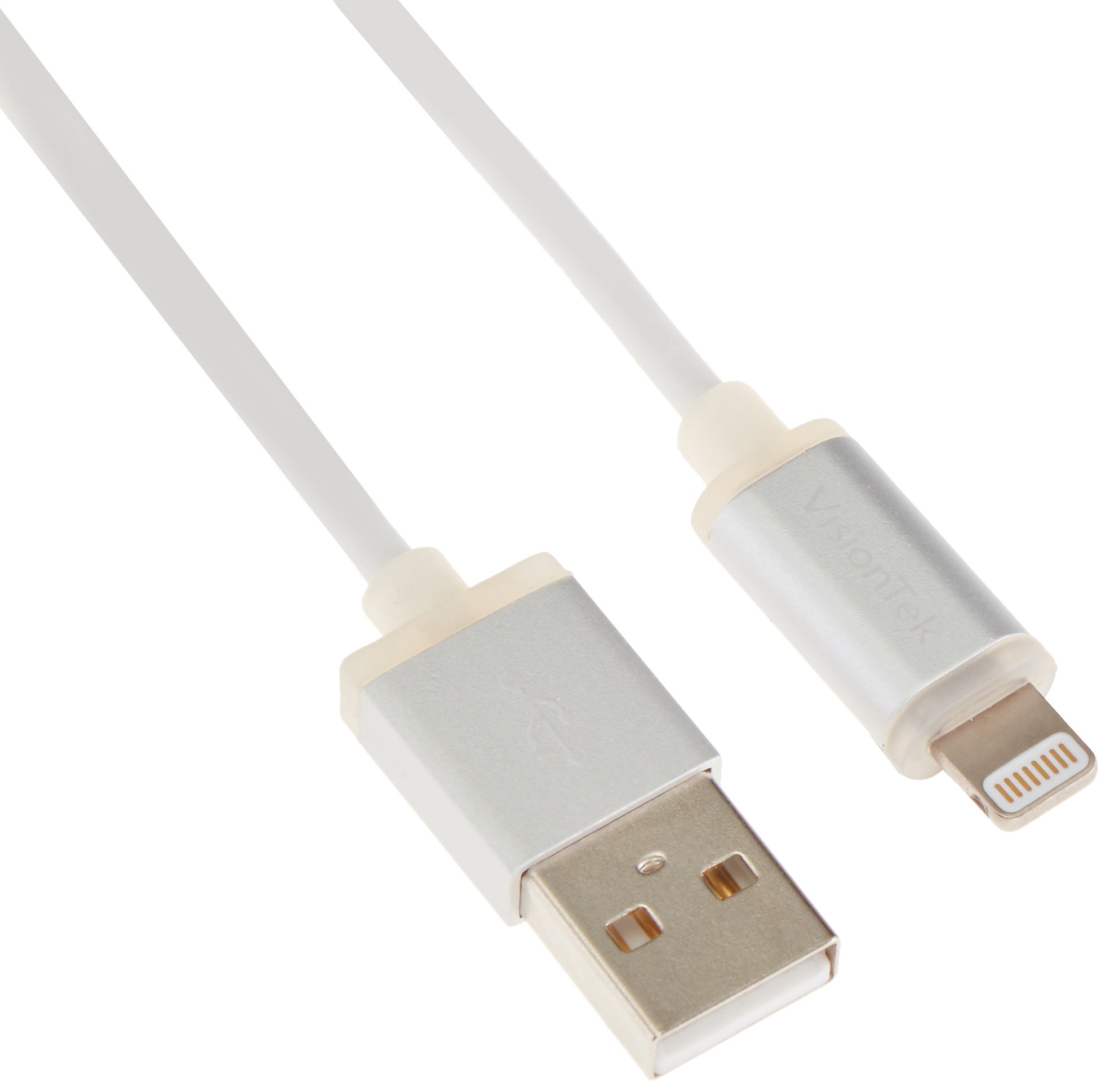 VisionTek Lightning to USB Smart LED 1.2 Meter MFI Certified Cable for iPhone - 900895 | Fast Charging & Data Sync | Perfect for Home, Office & Travel Use