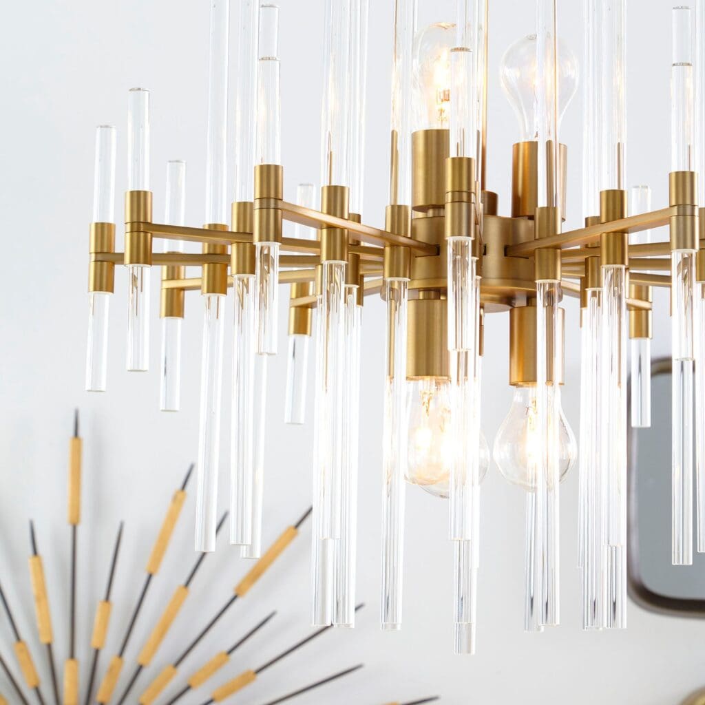 Cyan Design 09223 Quebec Pendant Light Fixture - Aged Brass Finish, Small Size - Perfect for Kitchen Island, Dining Room, or Entryway Lighting