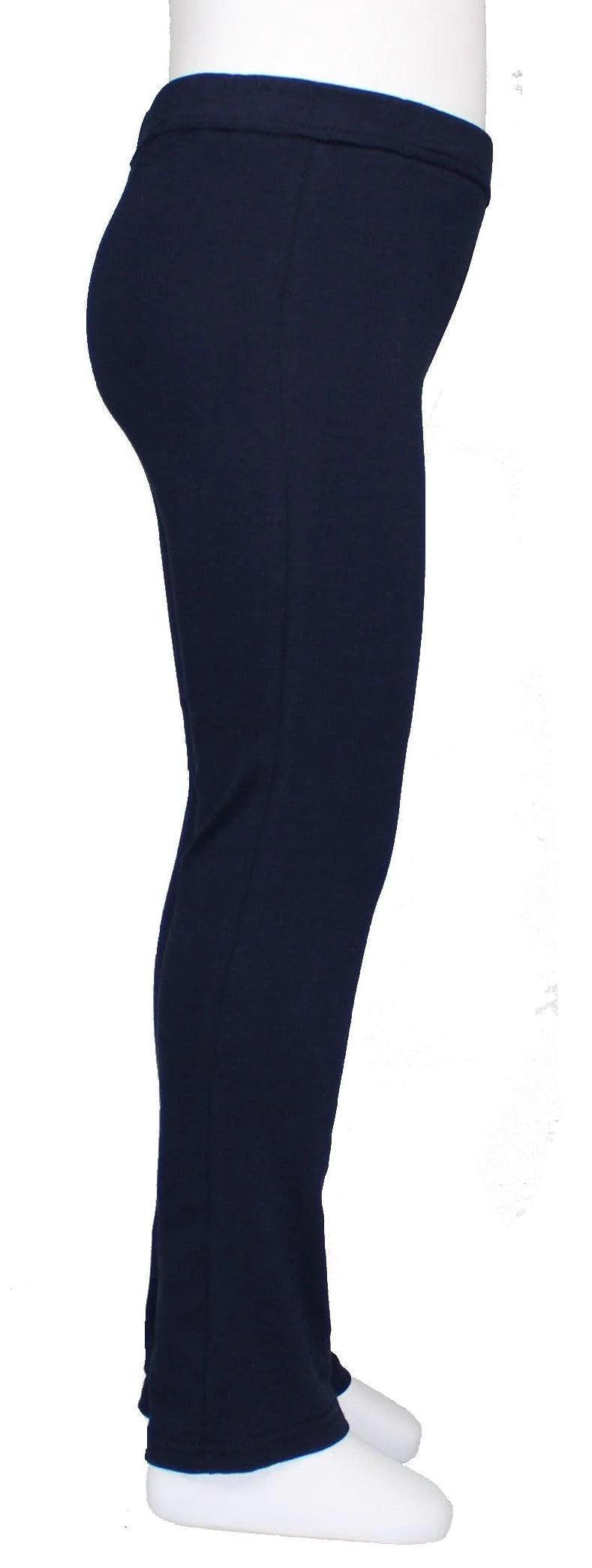 Johnson's Creation Girls Cotton Lycra Yoga Pants - High Waisted Stretchy Workout Leggings for Women & Teens - Made in Canada - Perfect for Yoga, Gym, Running & Lounge Wear