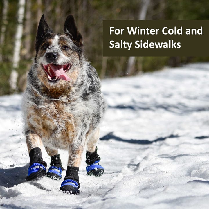 Muttluks Fleece Lined Dog Boots - Waterproof Winter Paw Protectors for Small Medium Large Dogs - Perfect for Snow, Ice, and Cold Weather Walking