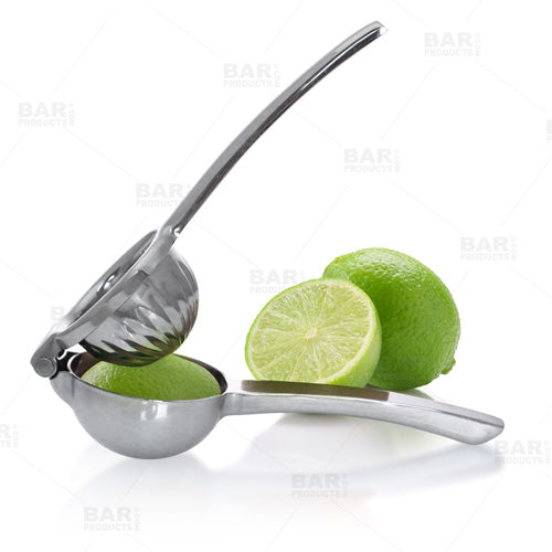 BarConic® Premium Stainless Steel Citrus Juicer - Handheld Lemon Lime Orange Squeezer for Fresh Juice - Perfect for Cocktails, Baking & Healthy Drinks