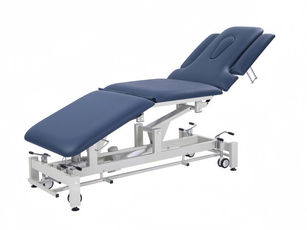 VIVANOVA® Professional Deluxe 5-Section Electric Massage Table Bed for Physical Therapy, Chiropractic & Spa - Adjustable Height for Clinics, RMT & Home Use