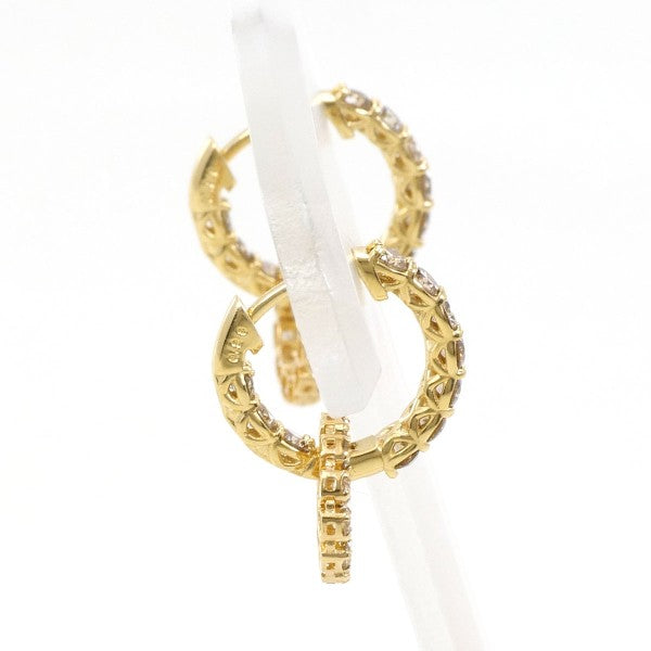 18K Yellow Gold Diamond Stud Earrings for Women - Elegant & Timeless Jewelry Gift for Her - Perfect for Weddings, Anniversaries & Special Occasions