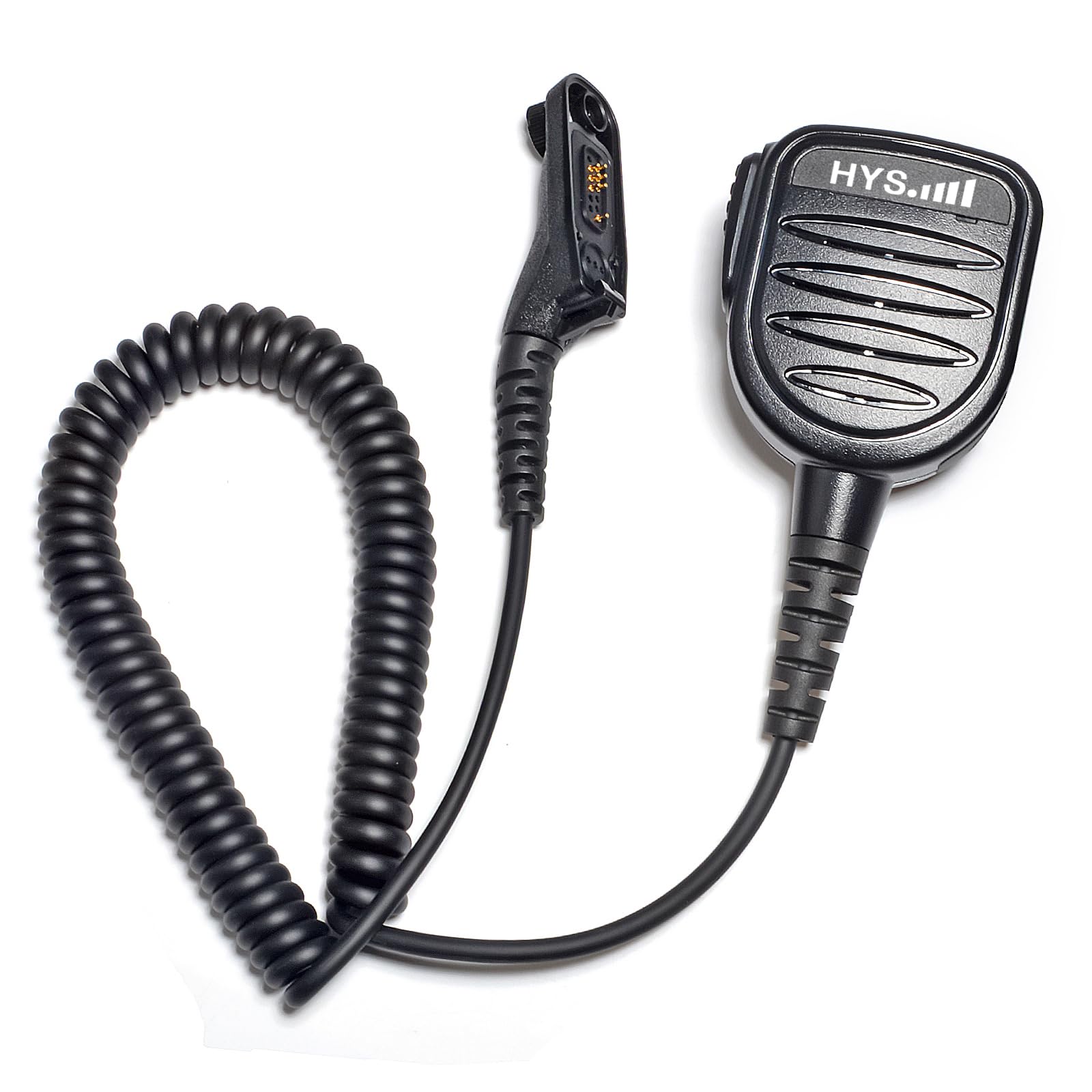 Durable Low Profile Speaker Microphone with Heavy Duty Cable & Clip - Compatible with Motorola APX4000, APX6000, APX7000, XPR6350, XPR6550, XPR7350, XPR7550 Two-Way Radios - Ideal for Police, Security, Construction & Outdoor Communication