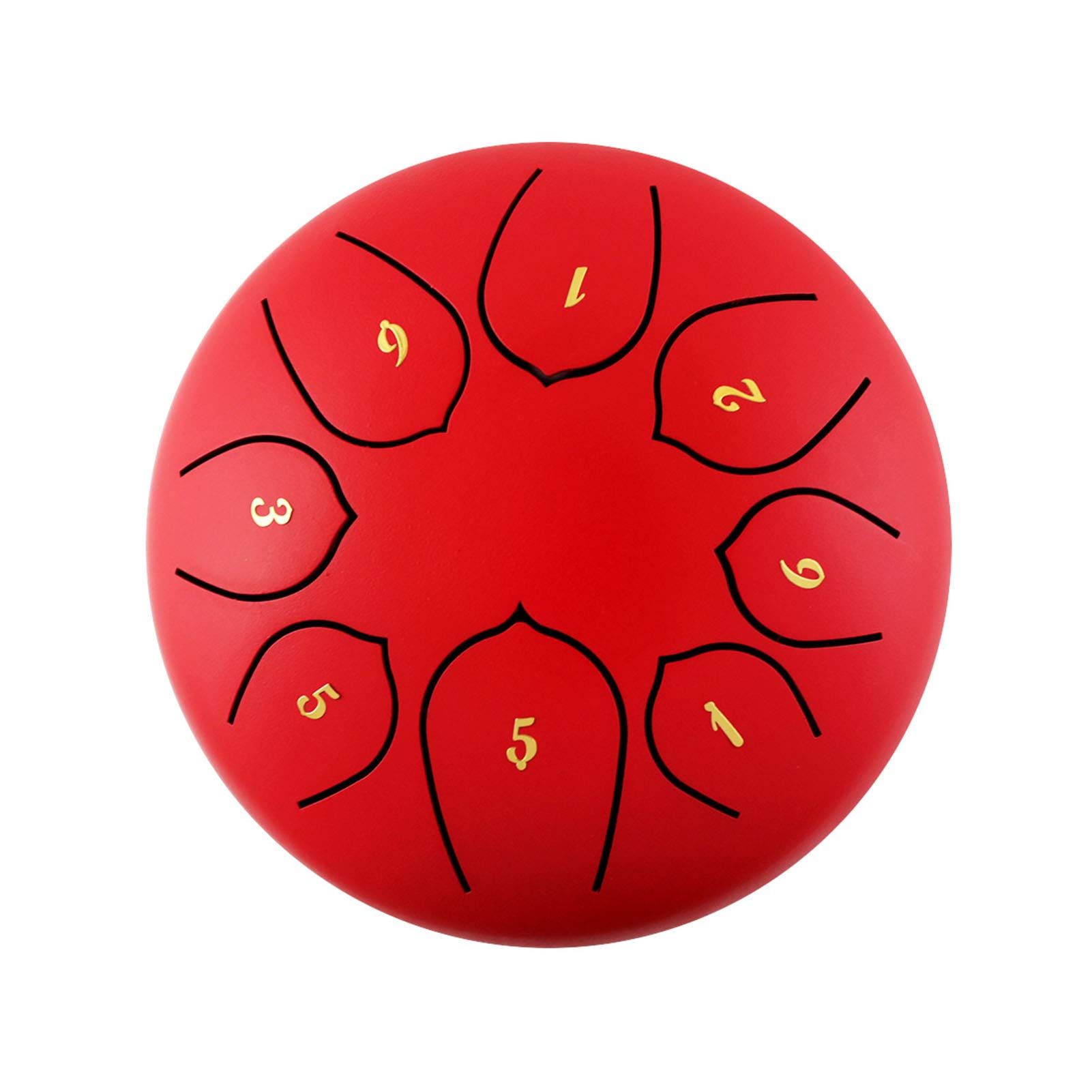 Handcrafted 8-Note Steel Tongue Drum | 6-Inch Handpan Drum for Yoga, Meditation & Relaxation | Percussion Instrument with Padded Travel Bag & Mallets | Perfect for Music Therapy, Sound Healing & Stress Relief