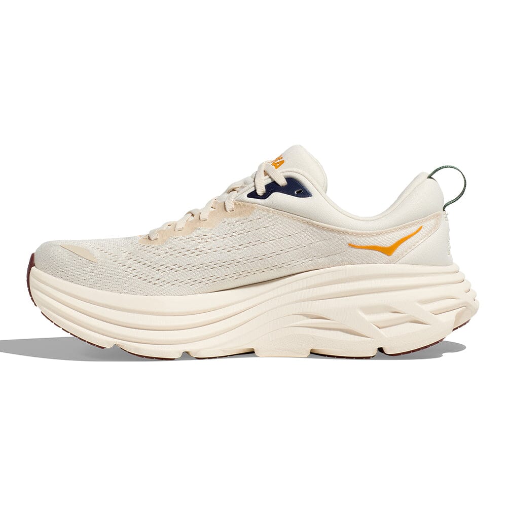 Hoka Men's Bondi 8 Running Shoes - Lightweight Cushioned Sneakers for Marathon, Jogging & Walking - Breathable Mesh Upper with Maximum Support & Comfort