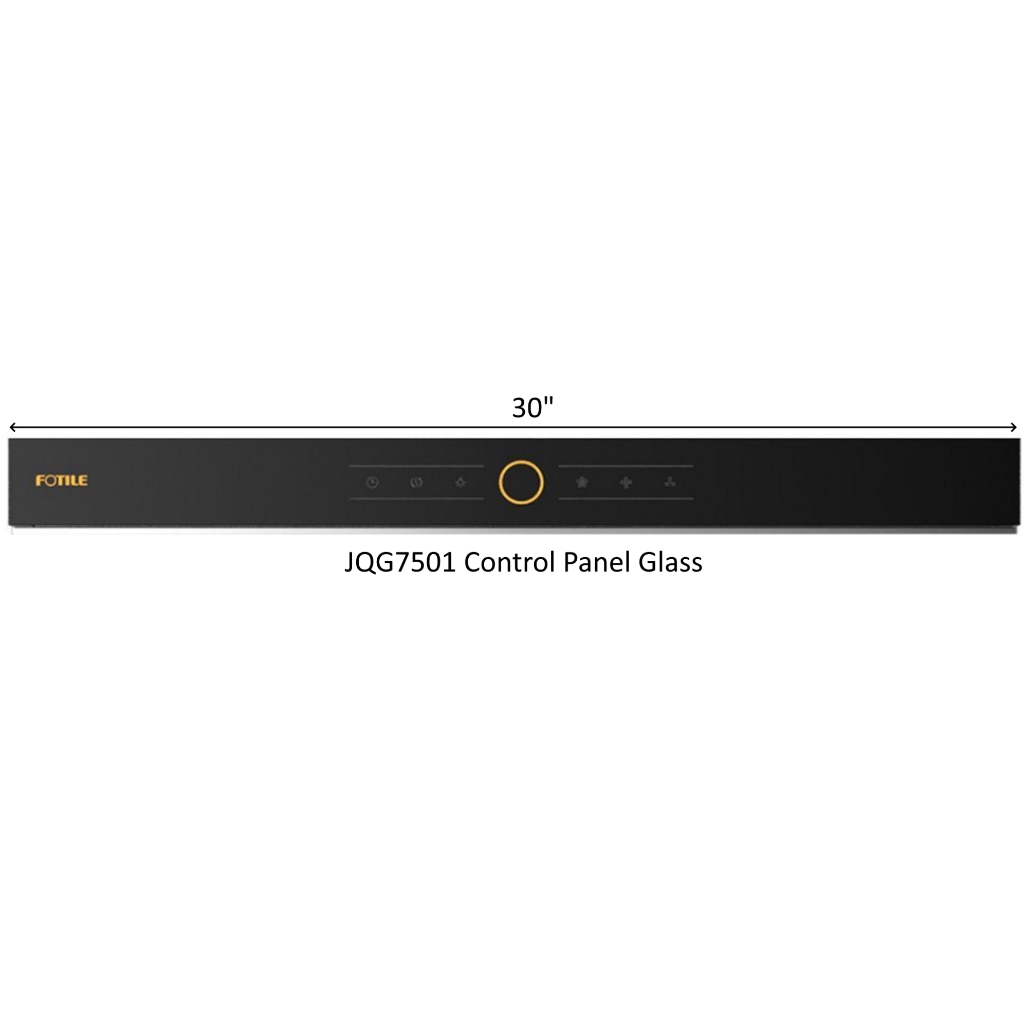 Replacement Control Panel Glass for Slant Vent Range Hood - Premium Tempered Glass Cover - Perfect for Kitchen Range Hood Repair & Maintenance (Fits Most Models) - Ideal for Home Kitchen Renovation & Appliance Upgrades