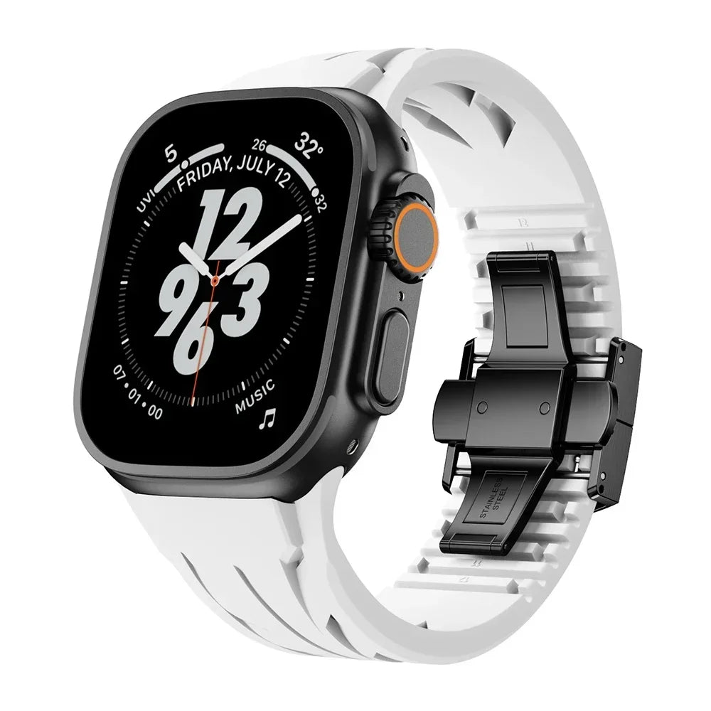 Premium Denis Lux Silicone Sports Band - Durable, Comfortable & Sweatproof Fitness Wristband for Running, Gym & Outdoor Activities