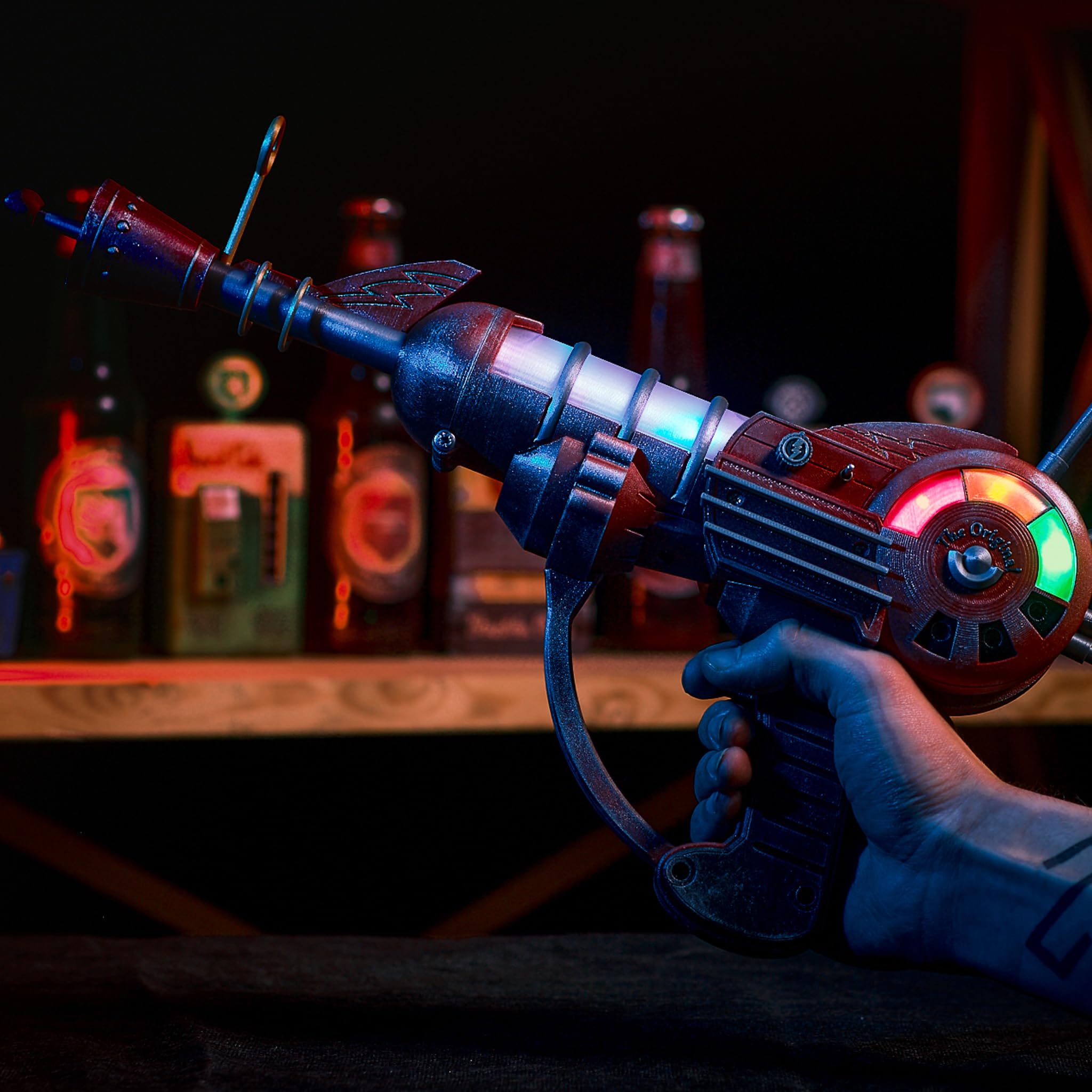 Ray Gun LED Lights Replica - Call of Duty Zombies Cosplay Prop & Collectible (Just the Ray Gun) - Perfect for Halloween, Gaming Events & Movie-Themed Parties