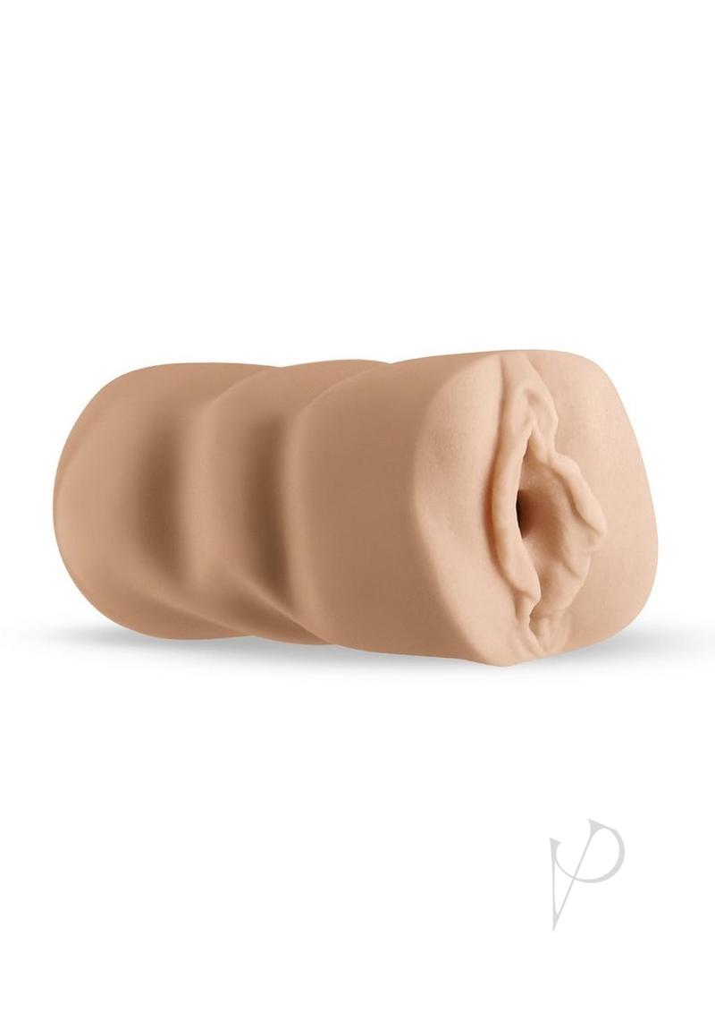 Barely Legal Regina Stroker Dual-Ended Masturbator - Realistic Pussy & Anal Sleeve in Caramel for Men - Perfect for Solo Play & Couples Fun