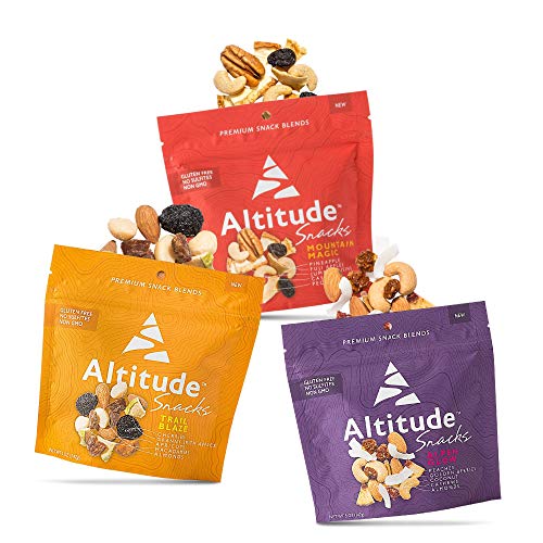 Alpen Glow Trail Mix - No Added Sugar, Dried Fruits & Mixed Nuts Healthy Snack - Perfect for Hiking, Camping & Office Breaks - 3 Pack (5oz Each) - Gluten Free & Vegan Friendly Energy Boost