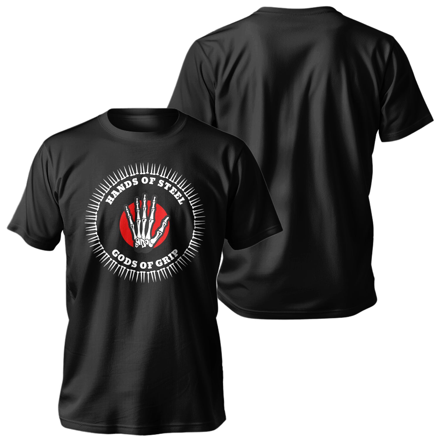 Hands Of Steel T-Shirt - Premium Quality Men's Graphic Tee for Gym, Workout & Casual Wear | Durable & Comfortable Cotton Shirt