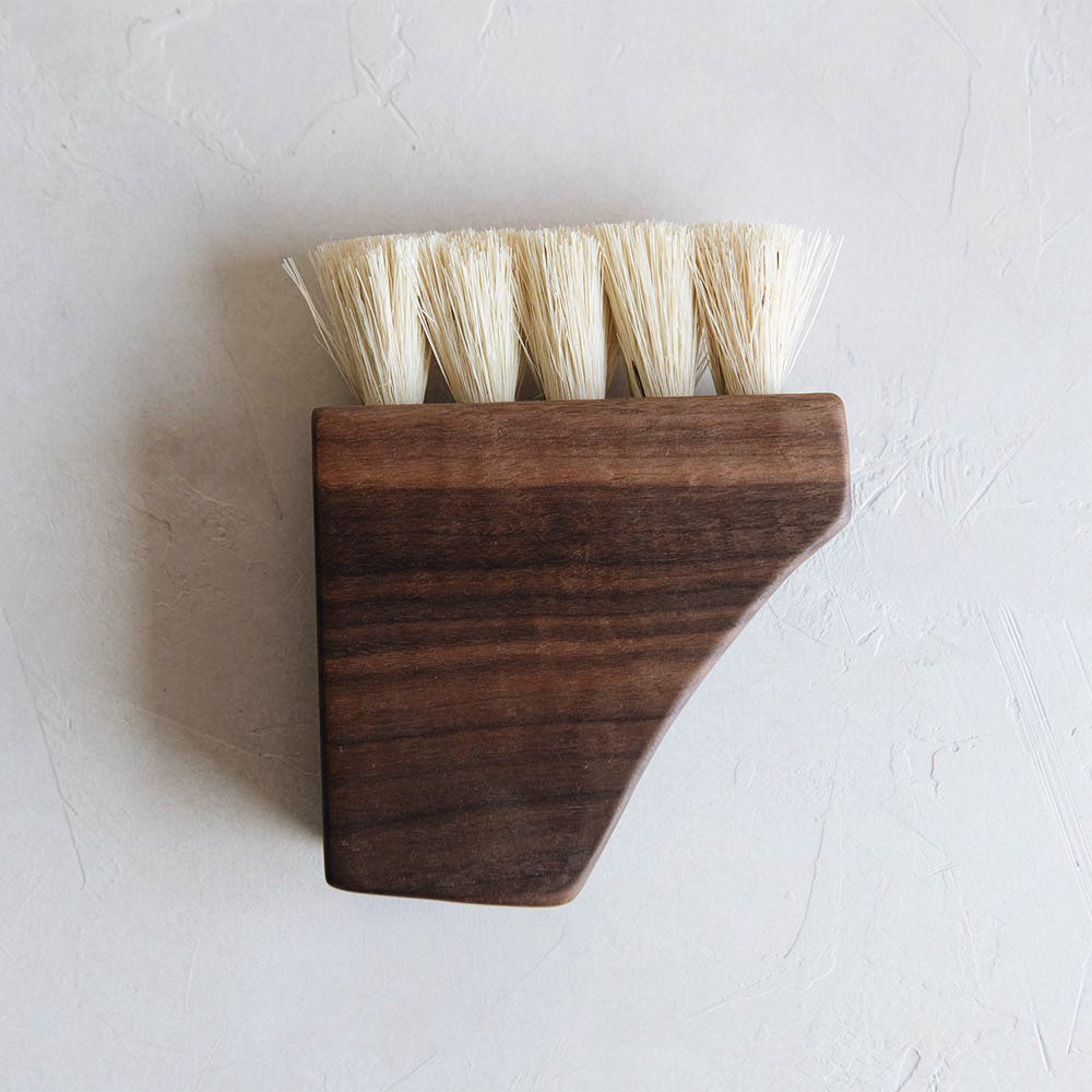 MT0965 Large Wooden Counter Brush - Heavy Duty Kitchen Cleaning Tool for Countertops, Tables & Floors - Natural Wood Handle & Durable Bristles for Home & Restaurant Use